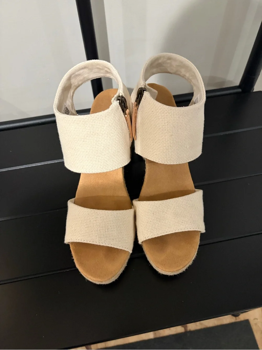 Toms Women’s Majorca Rope Platform Wedge Sandals - Size 9.5